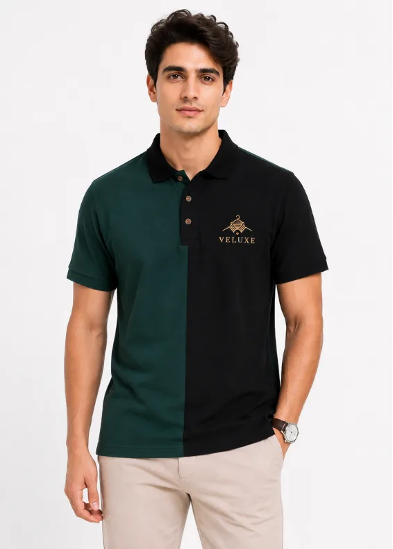 Men's Black Noir Polo – Men's Slim Fit Cotton Polo