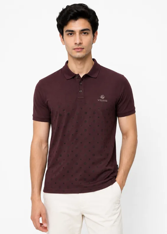 Ombre Fade Men's Slim Fit Polo