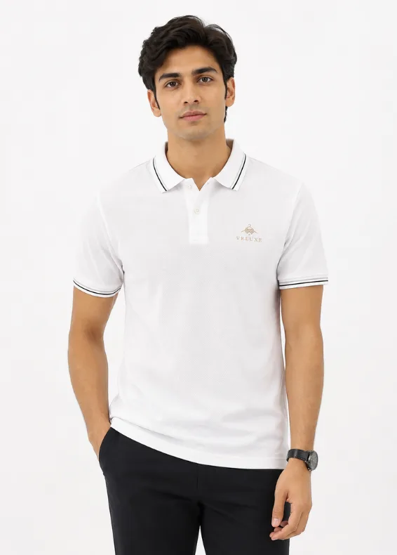 Ivory Edge Men's Slim Fit Polo