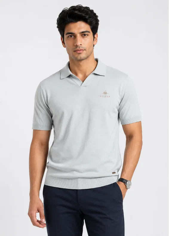 Sky Knit Men's Slim Fit Cotton Polo